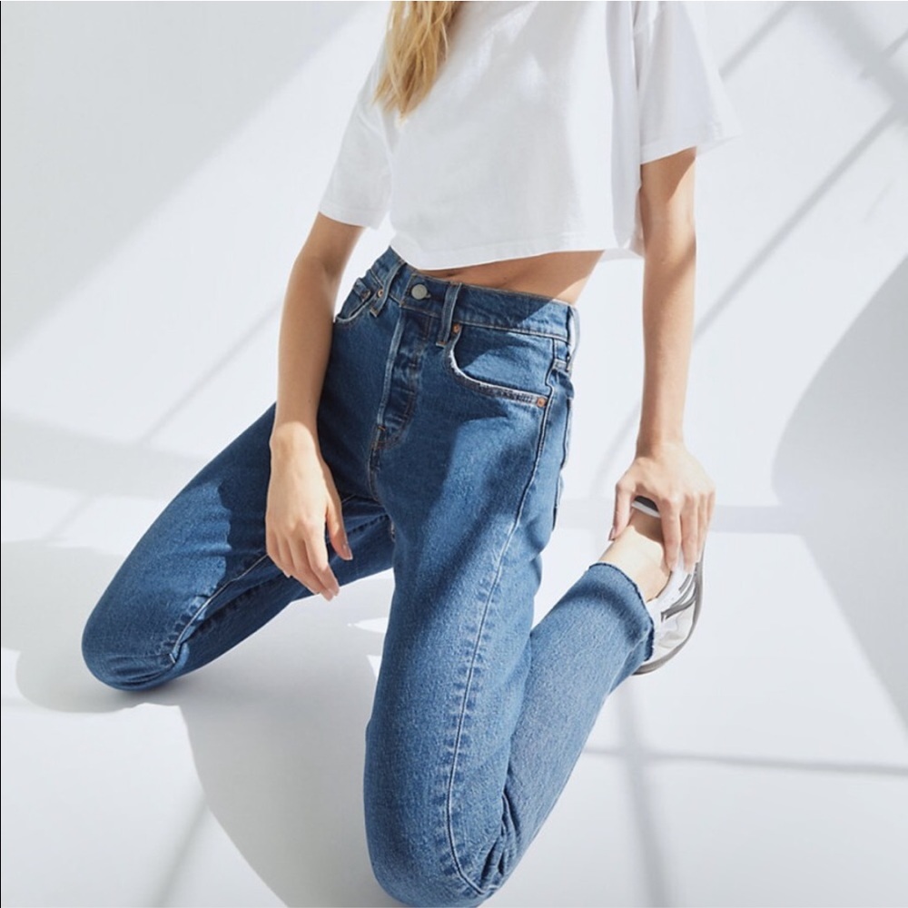 Levi’s Premium Denim 501 Skinny high waisted jeans